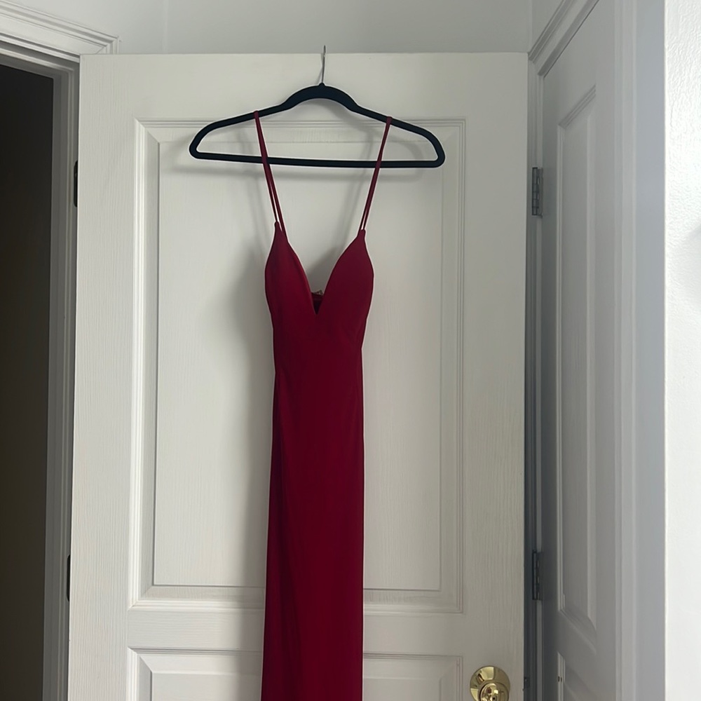 Red Faviana prom/formal dress